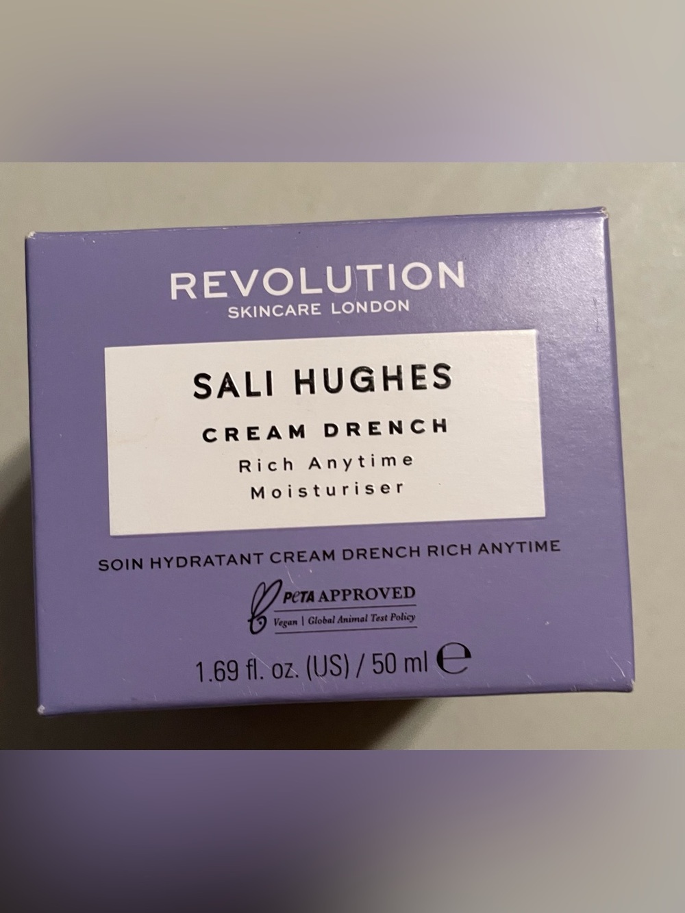 Revolution Sali Hughes Cream Drench Rich Anytime Moisturiser - New
